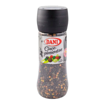 Molinillo Cinco Pimientas Dani 180g Molinillo Dani 5 Pimientas 180