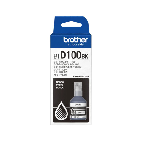 Insumo Tinta Botella Brother Black BTD100BK Insumo Tinta Botella Brother Black BTD100BK
