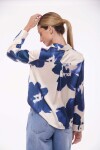 CAMISA CASANDRA ESTAMPADO FLORES AZULES