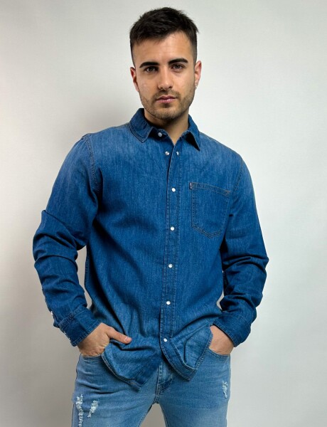 Camisa de Jean Velasco Azul