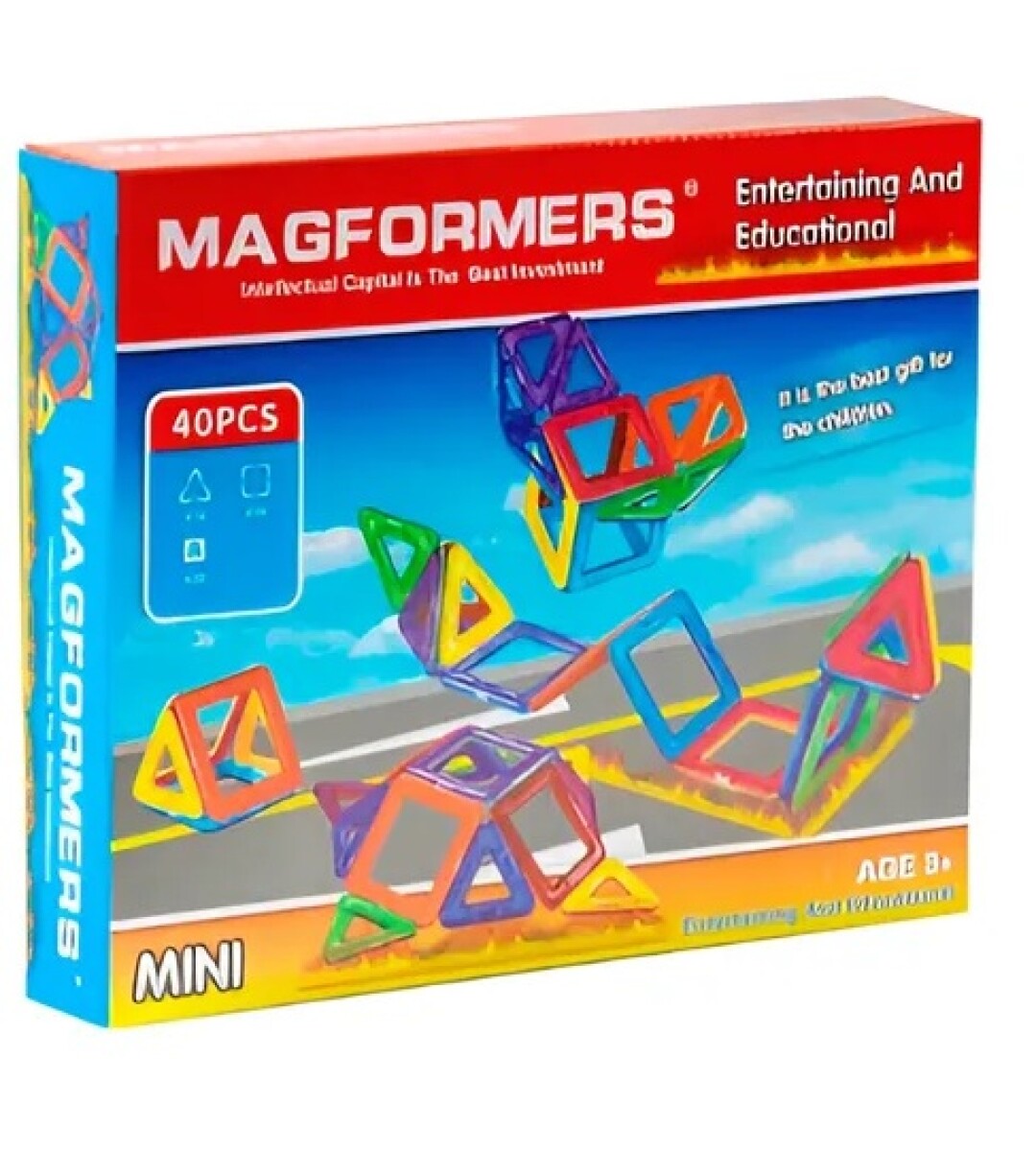Bloques magnéticos Magformers 40pcs 