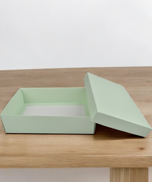 Caja Rectangular 16x23x6 cm VERDE AGUA