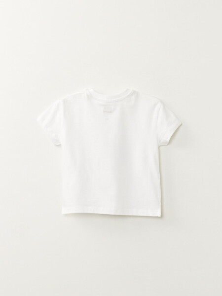 Remera manga corta Minnie Blanca