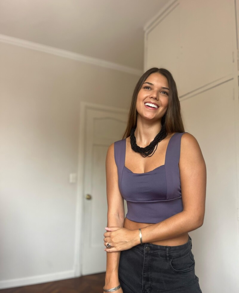 Top Muna violeta