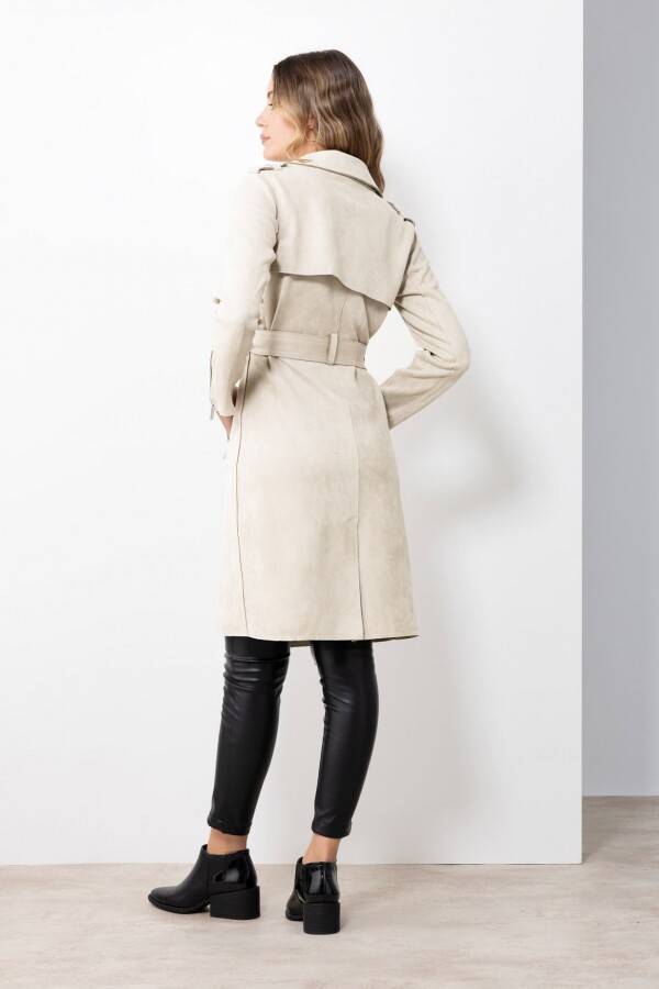 Chaqueta Suede BEIGE CLARO