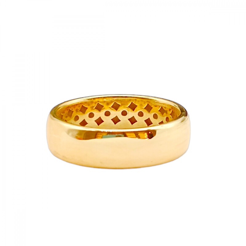 Anillo cinta liso-Oro bajo-Sin Piedra-AN8208 sinpiedra