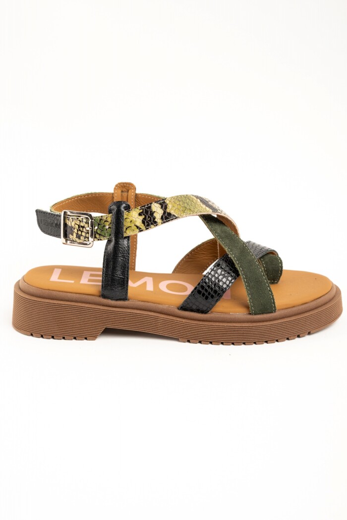 Sandalia Texturada Multi