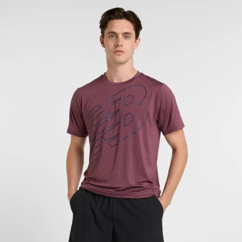 Flying Nb Performance T-Shirt - Hombre Purple