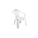 SILLA MOR CON APOYABRAZOS BLANCO