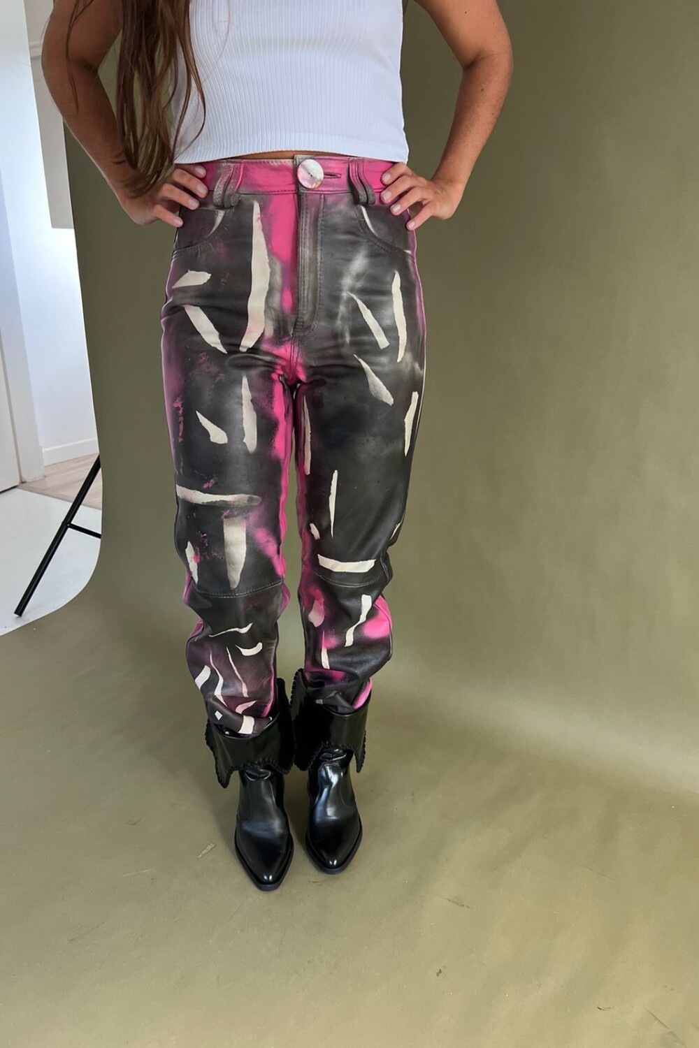 Leather Jeans Crawford By cocó Hielo