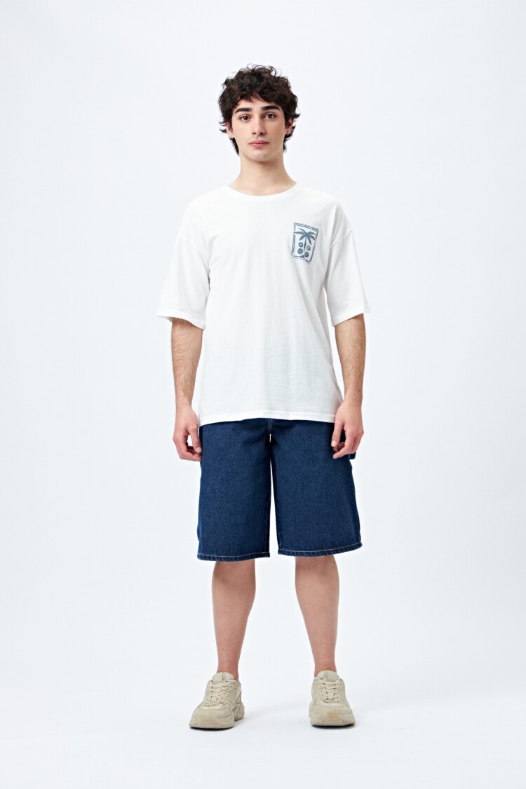 BERMUDA DETALLE Azul Oscuro