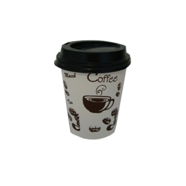 VASO POLIPAPEL PARA BEBIDAS CALIENTES IMPRESO GENERICO 8 OZ 240 CC MULTICOLOR