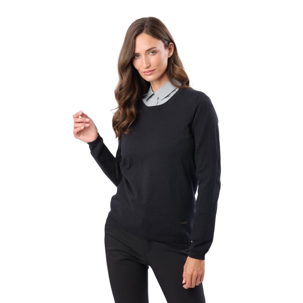 BUZO BASE XS-XXL - NEGRO 