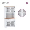 Cristalero Aparador Vajillero Lumax 4 Puertas Vidrio 2 Cajones Cristalero Aparador Vajillero Lumax 4 Puertas Vidrio 2 Cajones