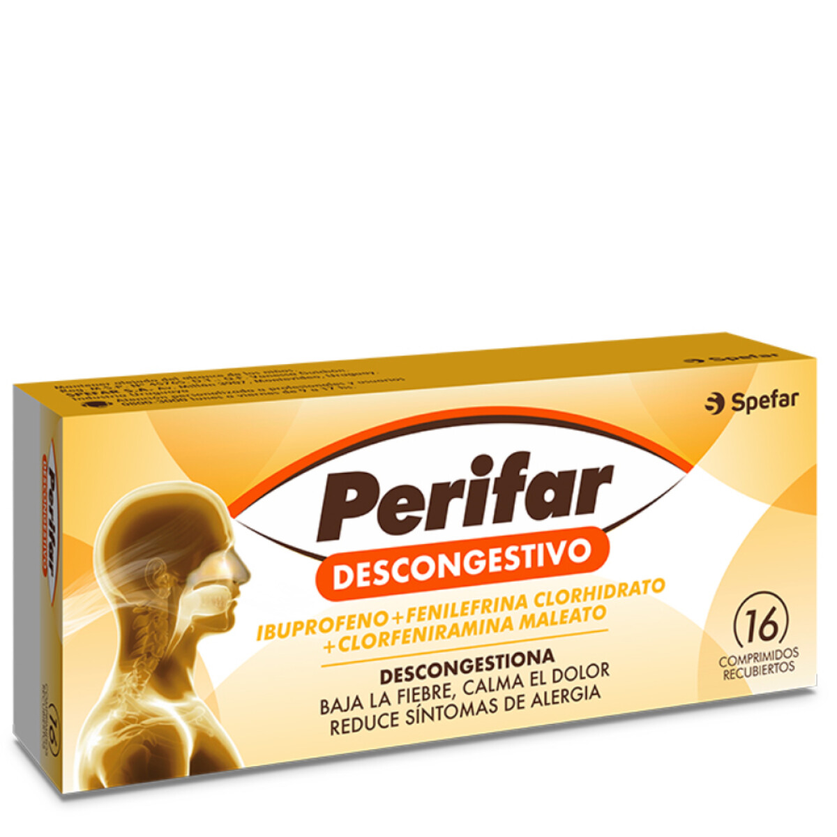 Perifar Descongestivo 16 Comprimidos 