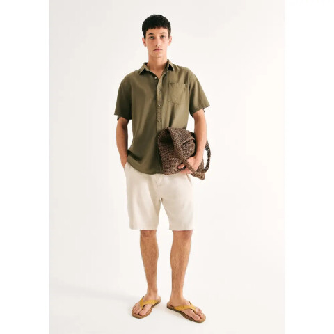 BERMUDA MASC OFF WHITE