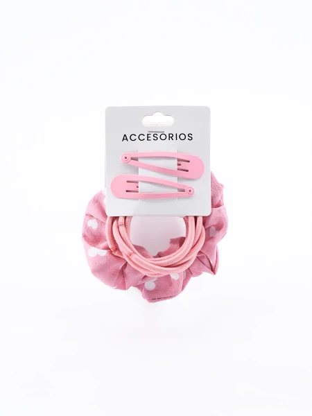 COLEROS Y SAPITOS PACK X 8 ROSA CLARO