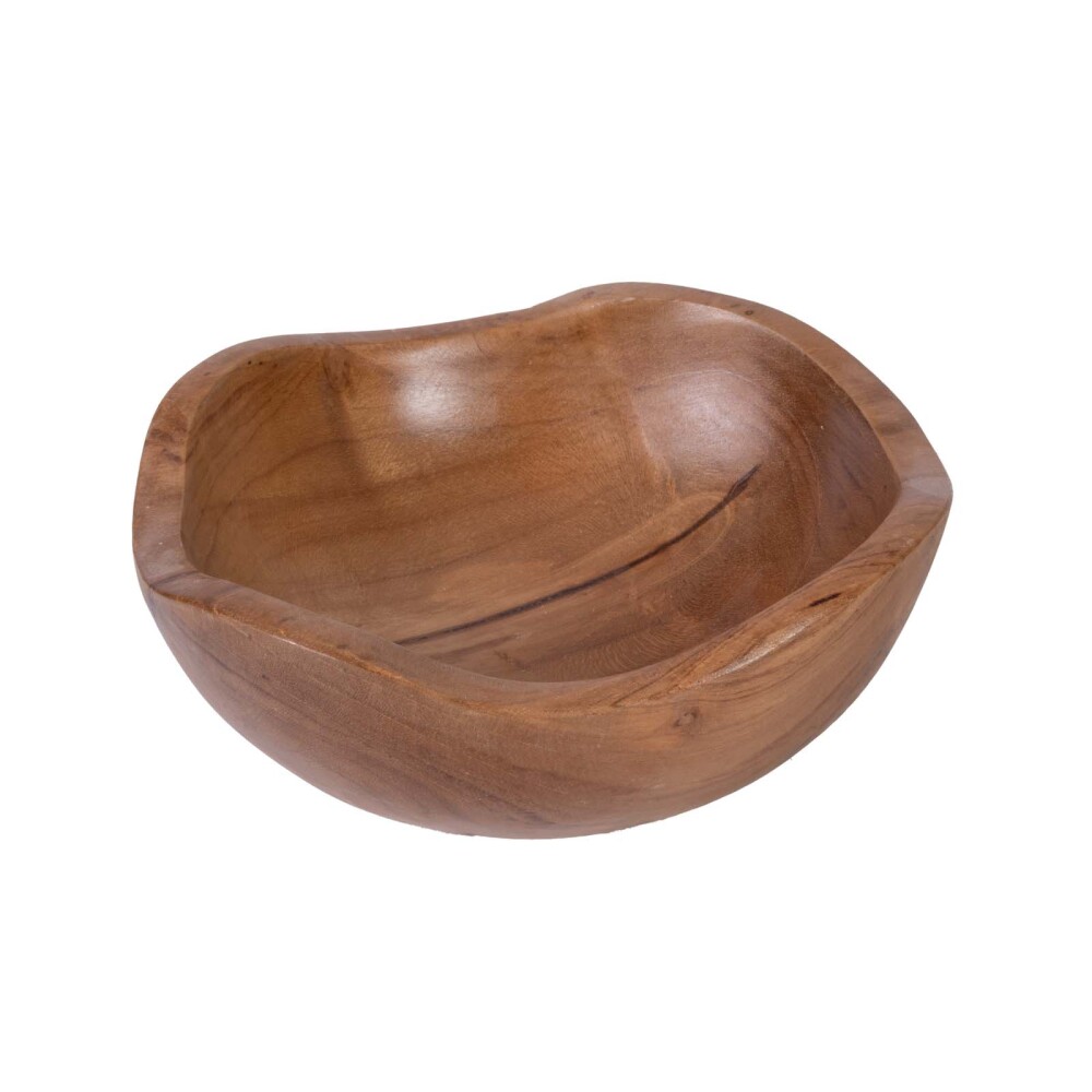BOWL DECORATIVO SMALL MADERA NATURAL-BEIGE BOLD