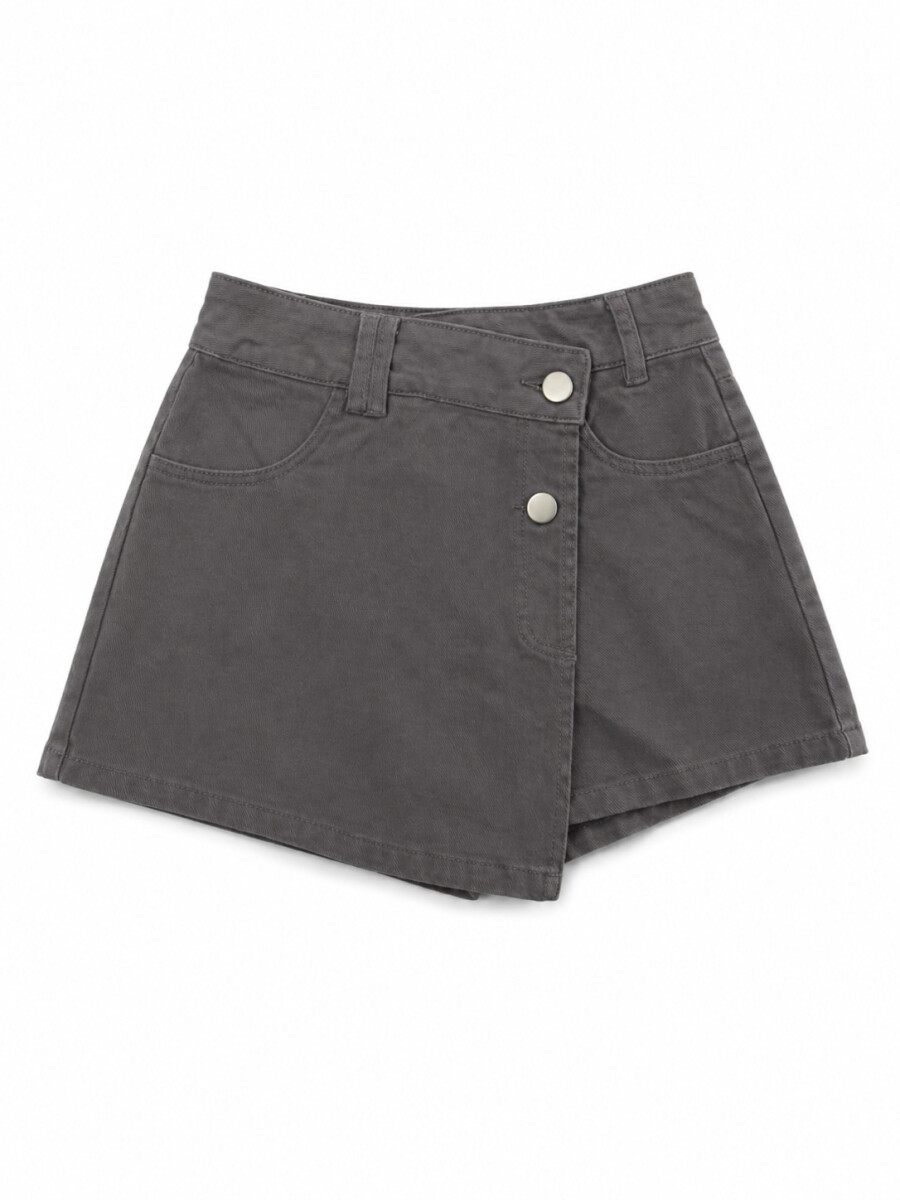 SHORT POLLERA CASY - GRIS 
