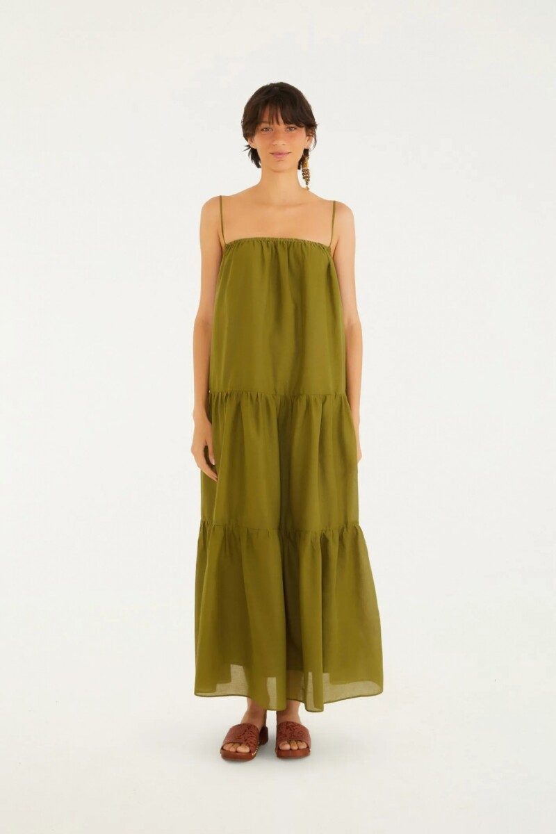 VESTIDO MAXI Verde
