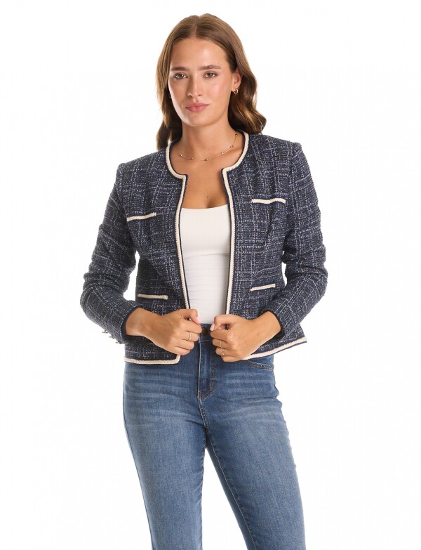 Chaqueta Tweed MARINO/MULTI