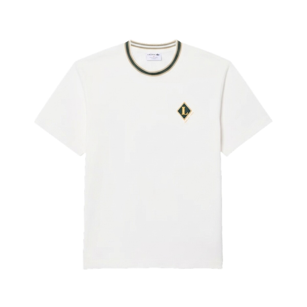 Remera Lacoste Made in France con Insignia - 70V 