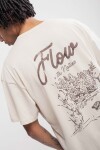Remera oversize Gerona Off white