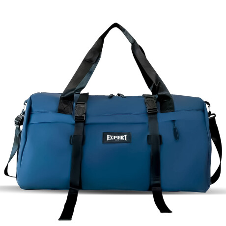 Bolso De Viaje Expert Deportivo Grande Impermeable Azul