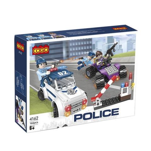 Juego De Encastre Policías 116 Piezas U