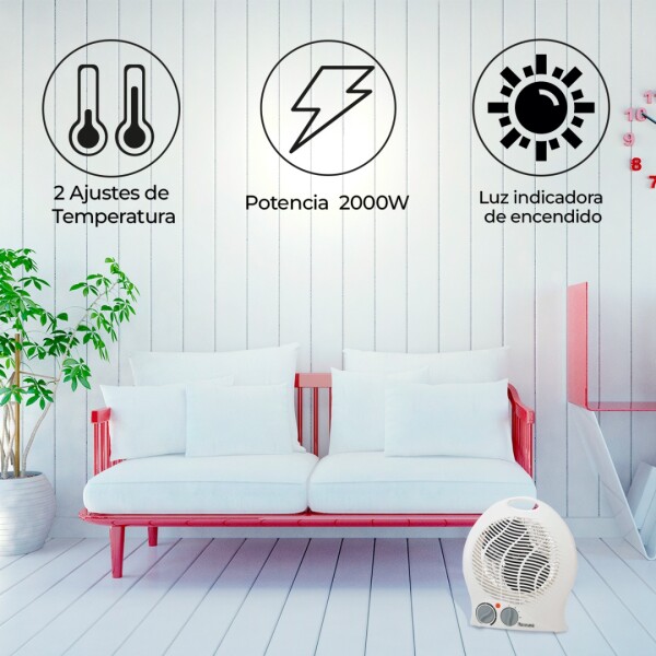 Caloventilador Microsonic 12444 CALOVENTILADOR MICROSONIC 12444