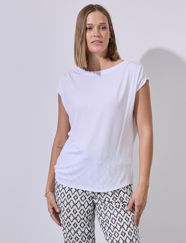 Remera Frunces BLANCO