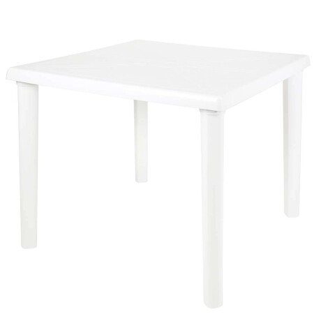 MESA CUADRADA DESMONTABLE BLANCA 82X82X71CM 1212315151401 001