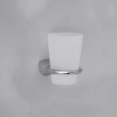PORTA VASO METAL EPUYEN CROMO ACCESORIO DE BAÑO METALICO CROMO