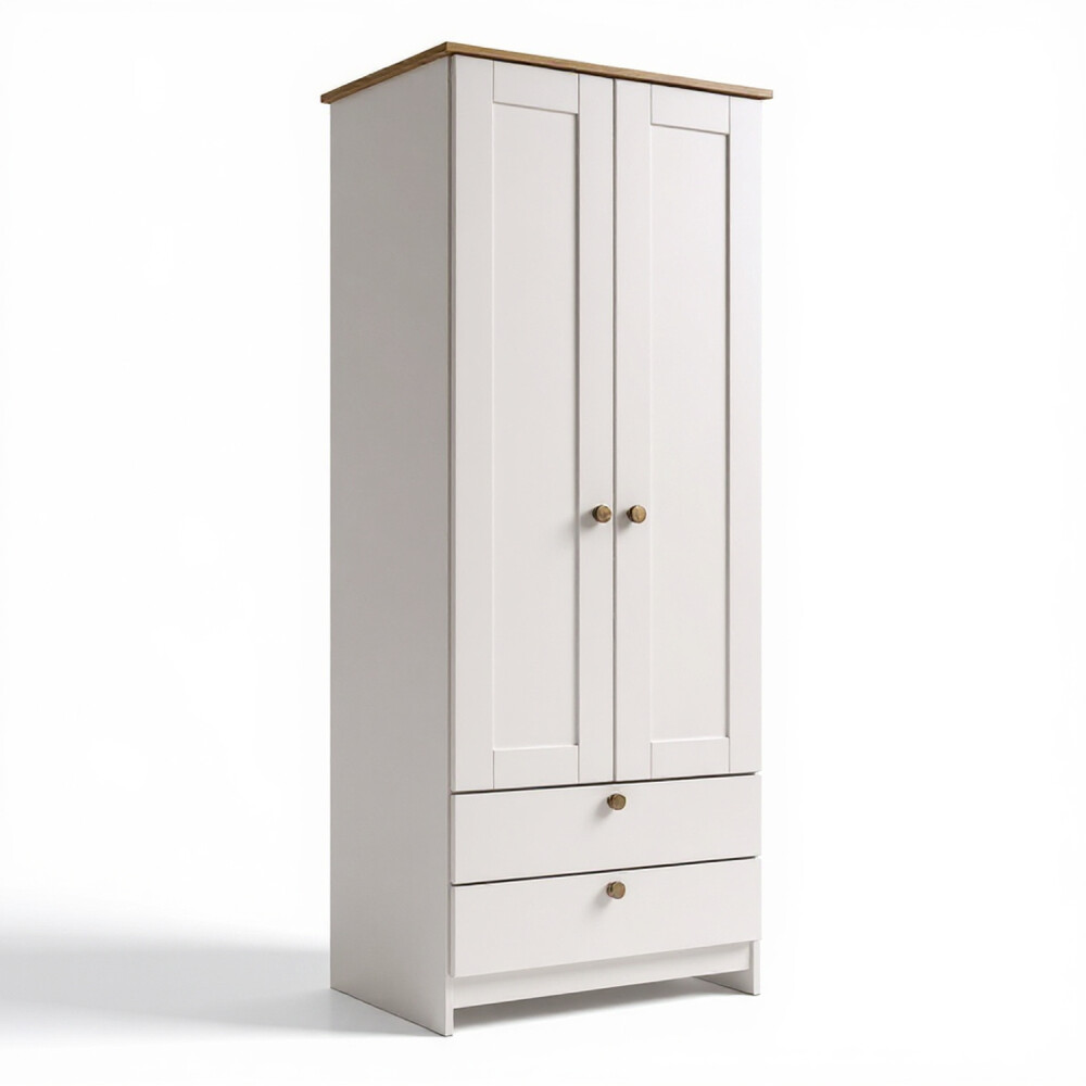 ROPERO 2 PUERTAS 2 CAJONES GUARDARROPA ARMARIO PLACARD CLOSET - LÍNEA AMERICANA ROPERO 2 PUERTAS 2 CAJONES GUARDARROPA ARMARIO PLACARD CLOSET - LÍNEA AMERICANA