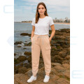 Pantalón Jogging Para Dama Deportivo Talla M-L Beige