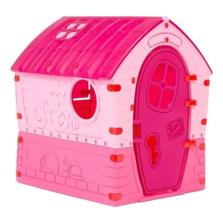 Casita Ensueño para niños 95cm x 90cm x 110cm - Celeste Rosada
