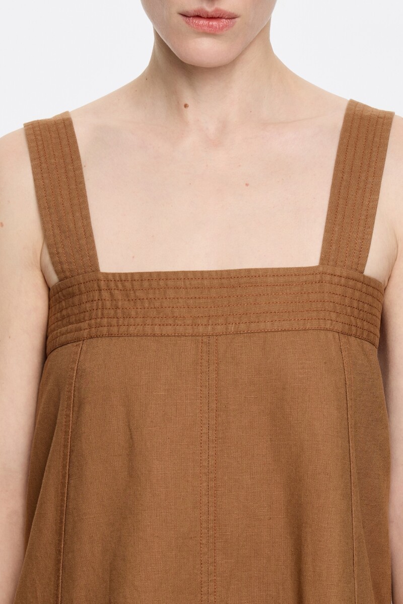 VESTIDO Marron