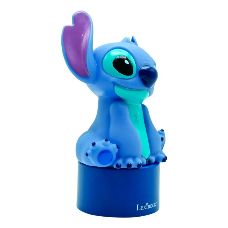 Velador Lexibook 3D con Luz Led y Parlante Stitch