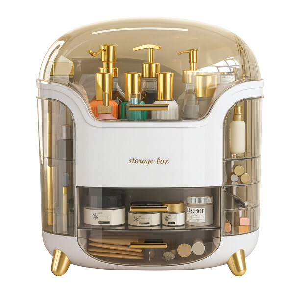 Organizador de Maquillaje IMBACK IBK-HMJ058 | Diseño Premium con Tapa y Cajones | Cosméticos, Perfumes y Accesorios Organizador de Maquillaje IMBACK IBK-HMJ058 | Diseño Premium con Tapa y Cajones | Cosméticos, Perfumes y Accesorios