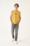 Musculosa estampa Believe AMARILLO