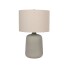 LAMPARA DE MESA - CERÁMICA GRIS DABOR ROBLES Lampara De Mesa - Cerámica Gris Dabor Robles