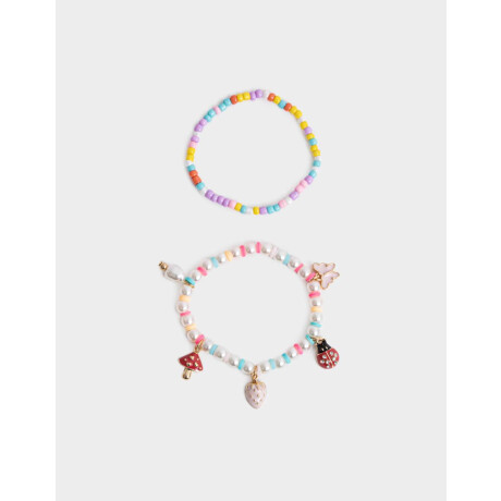 Pulseras Infantiles Con frutas Combinacion Multicolor
