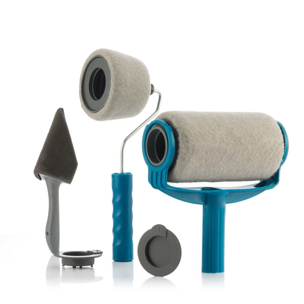 SET RODILLOS RECARGABLES - POLIESTER-Y-POLIPROPILENO AZUL V0101222 
