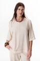 BLUSA LINO EVA BEIGE
