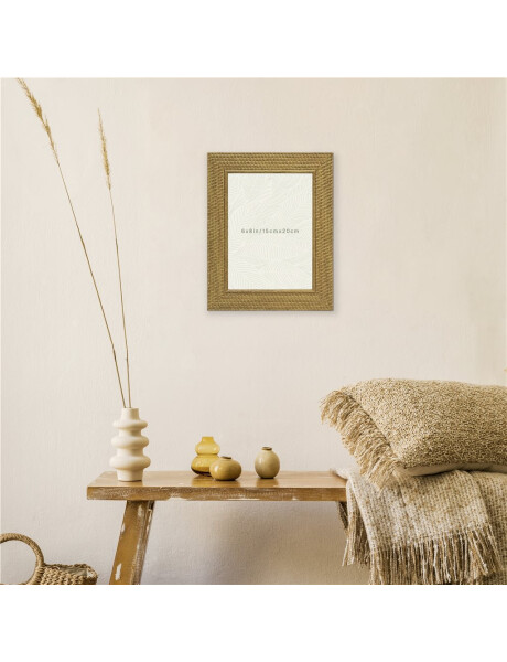 PORTARRETRATO PS 10x15CM SIMIL RATTAN PORTARRETRATO PS 10x15CM SIMIL RATTAN