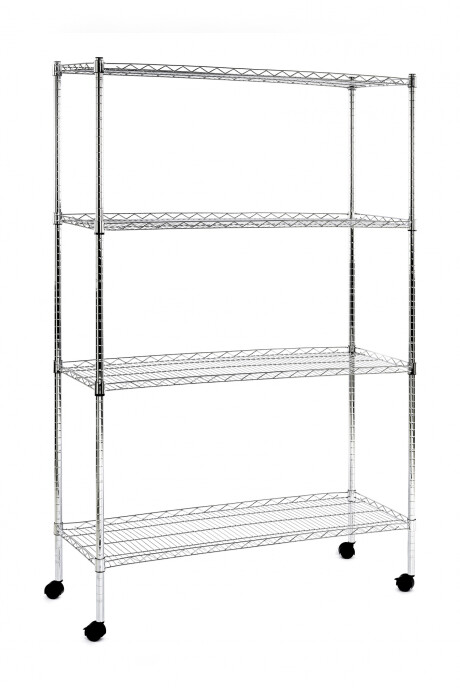 Estantería Metálica Cromada 1.80 X 1.20 X 0.45 M Estantería Metálica Cromada 1.80 X 1.20 X 0.45 M