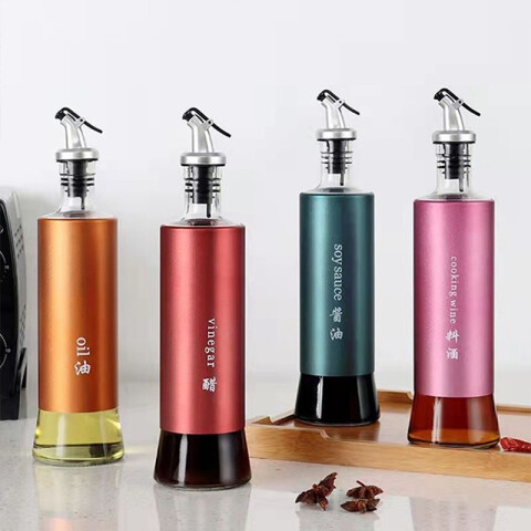 Dispensador Botella aceite/vinagre 300ml 4 colores Dispensador Botella Aceite/vinagre 300ml 4 Colores