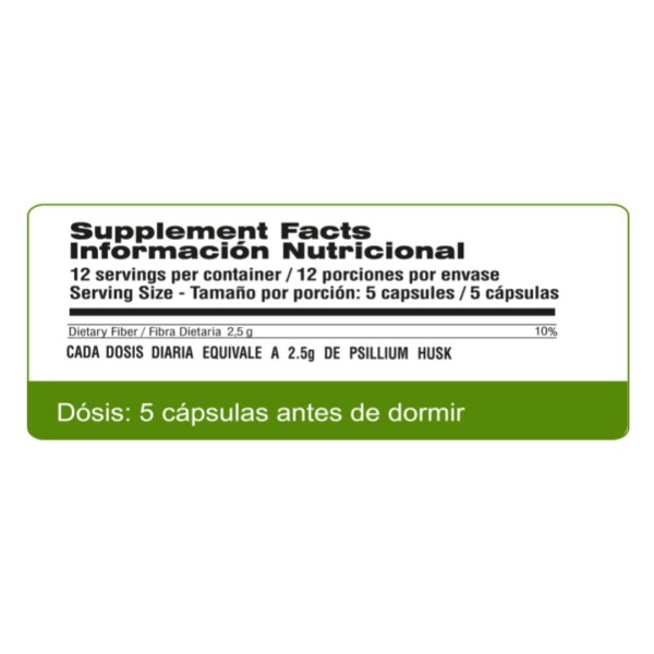 Psyllium Husk Cápsulas - Qualivits Psyllium Husk Cápsulas - Qualivits