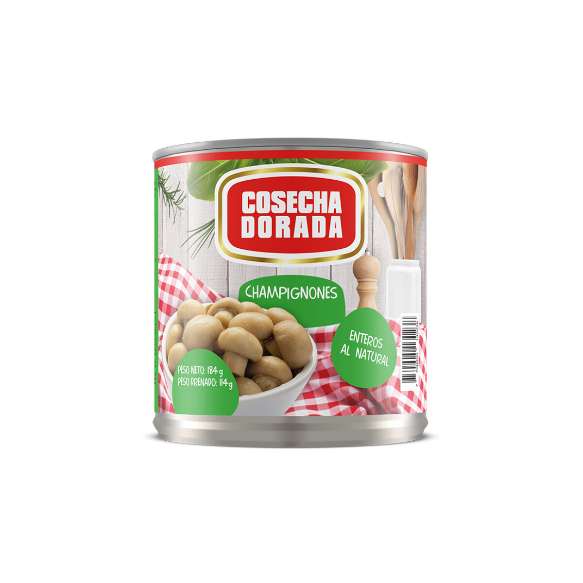 CHAMPIGNON ENT. COSECHA DORADA 184G 