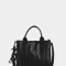 City Cartera City Cuerina - Negro